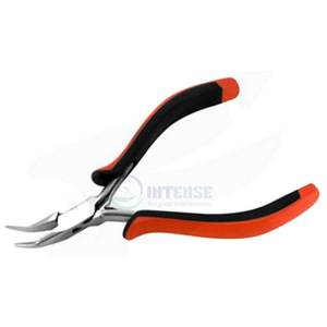 Durable Stainless Steel Ergo <b>Bent</b> Chain <b>Nose</b> <b>Pliers</b> 115MM Jewelry Making Tool for Beading Wire Bending DIY Craft OEM Custom Logo - Product Image 1