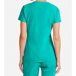 Uniformes de Hospital para Hombres y Mujeres, Uniformes Médicos Orales con Cuello en V, Conjunto de Uniformes de Enfermeras, Tops, Pantalones para Correr - Product Image 4