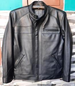 Chaqueta de cuero de calidad superior caliente para el estilo de los hombres con 100% Original piel de vaca 2024 modelo de chaqueta de cuero de los hombres - Product Image 3