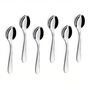 Charme PL6100CR10 6-Piece Stainless Steel <b>Coffee</b> <b>Spoon</b> Set 11.3cm Polished Chrome - Product Image 2