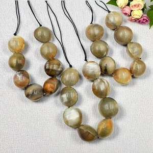 Collier rond en corne de buffle naturelle écologique fait à la main, ensembles de bijoux de mode moderne pour femmes par Saniya Handicraft - Product Image 5