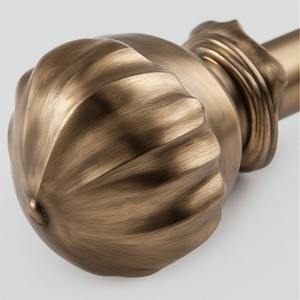 Velvet Shine Single Aluminum <b>Curtain</b> Pole with Mirror Finish Heavy Duty Slide Easily Customizable Color-Modern Design - Product Image 4