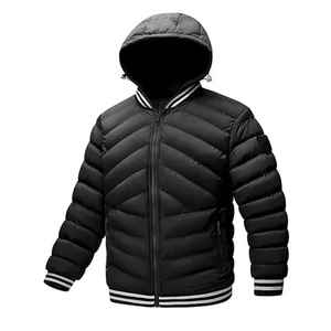 Chaqueta acolchada con capucha de Venta caliente Último diseño Precio barato Chaqueta acolchada para hombre hecha a medida - Product Image 4