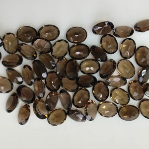 ควอตซ์สีน้ำตาลธรรมชาติ 9x7 มม. รูปทรงวงรี คุณภาพดีที่สุด พลอยเม็ดเดี่ยวสำหรับทำเครื่องประดับ - Product Image 5