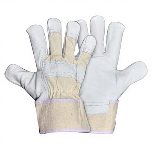Guantes de Trabajo Industriales de Cuero Vacuno de Primera Calidad, Reforzados, para Trabajadores, Fabricados en Canadá - Product Image 1