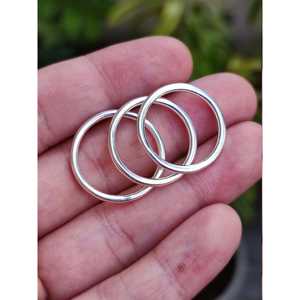Handmade 925 Sterling <b>Silver</b> Dainty Boho <b>Stacking</b> <b>Ring</b> Bands Minimalist Stackable Plain <b>Rings</b> Set for Gift - Product Image 6
