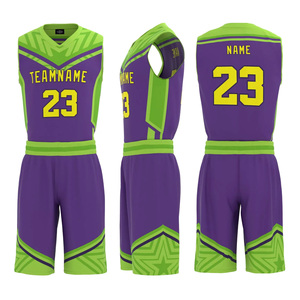 Uniforme de basket-ball personnalisé, réversible, respirant, antibactérien, à séchage rapide, léger, design personnalisé, vêtements de sport par sublimation - Product Image 3