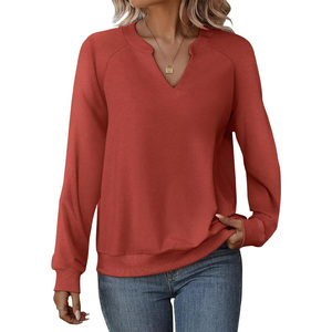 Sudadera personalizada para mujer con estampado de logotipo bordado cómodo Jersey diseñado para la moda elegante trajes casuales diarios - Product Image 1