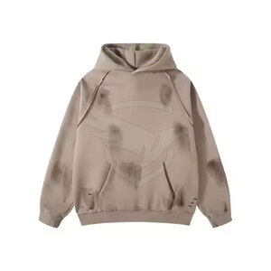 Sudaderas con capucha de lavado ácido MOQ bajo de alta calidad Sudaderas con capucha de lavado ácido transpirables de secado rápido Logotipo personalizado - Product Image 1