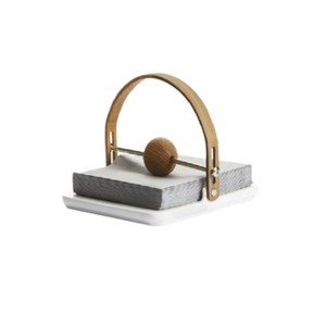 Porte-serviettes élégant de table pour la vaisselle et la vaisselle Design moderne support de rangement en papier de soie en fer massif vente à chaud - Product Image 1