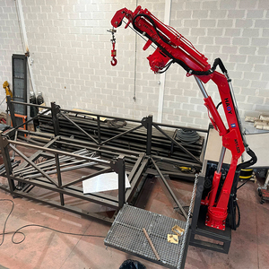 Haoy 1500kg nhỏ nhỏ Knuckle bùng nổ cần cẩu thủy lực bùng nổ tùy chỉnh nhỏ nhất xe tải gắn cẩu - Product Image 6