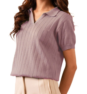 Polo de golf superventas para mujer, Polo de moda, Camiseta clásica de manga corta deportiva personalizada a la moda para mujer - Product Image 5