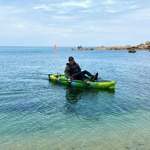 <span class=keywords><strong>Kayak</strong></span> de pêche à pédales de 10 pieds, <span class=keywords><strong>kayak</strong></span> motorisé pour pêcheur, canoës de pesca avec moteur électrique, une personne pour l'océan - Product Image 2