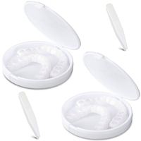 Prothèse dentaire professionnelle Beauti Snap en silicone et plastique sans BPA, qualité alimentaire, couvre-dents supérieurs et inférieurs avec taille personnalisée pour un sourire