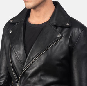 Veste en cuir véritable personnalisée 100% de qualité supérieure pour hommes motif solide plusieurs couleurs tailles quantité minimale de commande bas tendance pour l'hiver 2025 - Product Image 6