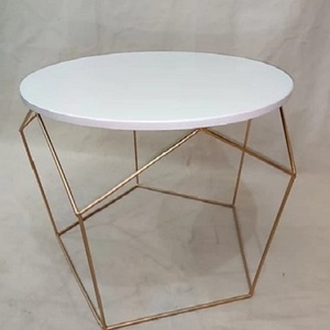 Meuble de Table classique en marbre, décoration pour la maison, l'hôtel, le salon, meubles uniques, métal blanc, finlandaise, Tables rondes - Product Image 5