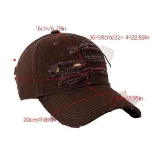 Hot Selling Classic Reasonable Price Unisex <b>Waterproof</b> Breathable Adjustable 5-Panel Sporty Denim 100% Cotton Baseball <b>Cap</b> - Product Image 5