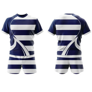 Nouvelle tenue de rugby pour hommes, couleur unie, confortable, séchage rapide, vente chaude, uniforme de sport pour hommes - Product Image 3