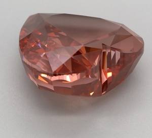 เพชร Aniva รับรองโดย IGI ขนาด 1.0 กะรัต ถึง 7.0 กะรัต รูปทรงหัวใจ สีชมพูสดใสแฟนซี ผลิตด้วยวิธี CVD รุ่น FHC153 สำหรับเครื่องประดับ - Product Image 4