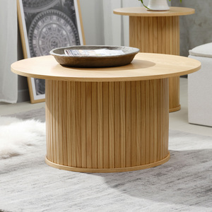Table d'appoint Gopher en teck massif couleur naturelle pour salon. - Product Image 5