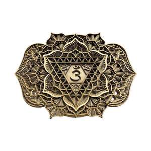 Om Mandala-Decoración de pared de madera Natural, Color madera - Product Image 1