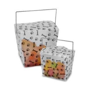 Novelty Paw Print Pattern Wire Handle <b>Boxes</b> - Product Image 1