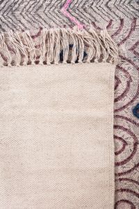 Tapis tissé à la main Dhurries laine indienne tapis fait à la main sol décoratif coton tapis en gros Dhurrie tapis tapis Service personnalisé - Product Image 5