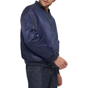 Nouvelle arrivée de veste d'hiver à fermeture éclair universitaire de baseball de style décontracté pour hommes Vestes pour hommes à bas prix avec broderie et logo personnalisé - Product Image 4
