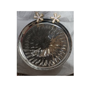 Bandeja de servicio de comida de acero inoxidable de diseño elegante clásico con esmalte de espejo para utensilios de cocina bandeja de servicio ecológica para hotel - Product Image 2