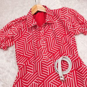 Bollywood Luxe A-Line Diseñador Estampado floral geométrico Maxi Vestido Elegante y fluido Ropa formal de verano - Product Image 5