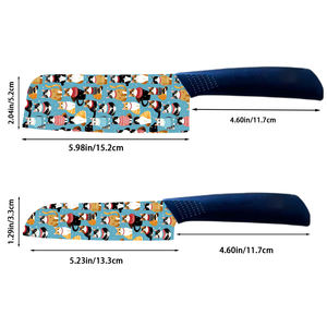 Juego de Cuchillos de Chef de Cerámica Premium de Nueva Tendencia con Mangos de Plástico, 2 Juegos, Afilados, Aptos para Lavavajillas, para Restaurantes, Precio de Fábrica - Product Image 2