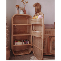 Refrigerador congelador de ratán Natural de alta calidad, muebles para niños para dormitorio, decoración del hogar, venta al por mayor de Vietnam