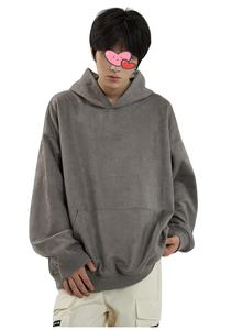 Algodón Vintage Fashion Acid Wash Hoodie Stone Washed Heavy Weight Sudaderas con capucha para hombres - Product Image 5