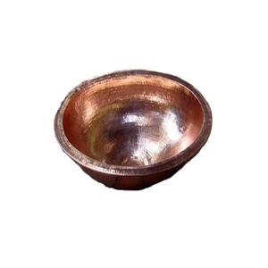 Nouvelle vente de grands bols de pédicure en métal de luxe Designer pédicure bols ronds martelés bol de pédicure en cuivre - Product Image 1