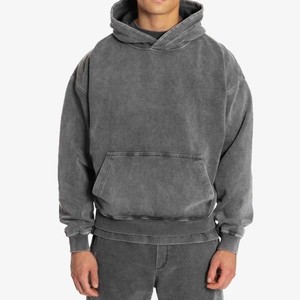 Sweat à capuche vierge 500 g/m²-Ultra lourd Blank - Vintage Style Stone Hoodies - Product Image 3