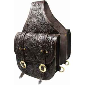 Sacs de selle en cuir western les plus vendus |   Fabriqué à la main en Inde |   Prix abordable pour l'exportation en gros d'équipements d'équitation - Product Image 1
