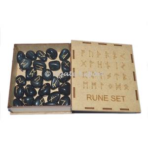 En gros Cristal Naturel Top vente serpent Jaspe Rune Set pierres précieuses Agate Naturel Reiki Set Rune Set - Product Image 2