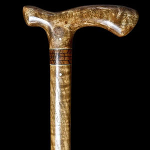 Canne en bois réglable à prix intelligent avec plusieurs nœuds Bâton de marche en bois solide pour les aînés par Standard International - Product Image 1