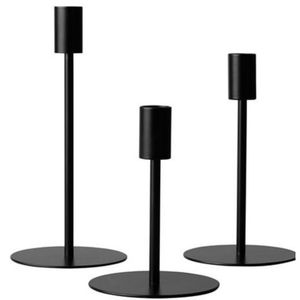 Bougeoir en argenterie design avantageux bougeoir en acier inoxydable de qualité supérieure lot de 2 bougeoirs - Product Image 4