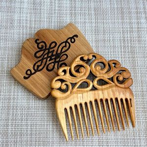 หวีไม้สำหรับใช้ในร้านทำมือหวีไม้สำหรับใช้ในเชิงพาณิชย์ - Product Image 1