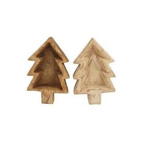 Juego de 2 mesas de madera para decoración del hogar, árbol de Navidad personalizado pulido, venta al por mayor - Product Image 1