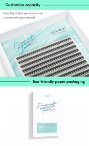 Extensions de cils pré-faites à base pointue collées, volume étroit .03 .05 .07, extensions de cils faites à la main, fournitures pour techniciens en cils, vente en gros - Product Image 6