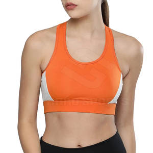 Nuevo Sujetador Deportivo para Mujer, Resistente a Impactos, Ecológico, Elástico en Cuatro Direcciones, con Relleno, Transpirable, de Spandex/Poliéster, para Fitness, Yoga y Running - Product Image 1