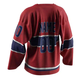 Maillots de hockey sur glace à sublimation complète avec empiècement sur les épaules en maille à fossettes Fabricant de vêtements de l'équipe personnalisés des États-Unis pour les clubs et les collèges - Product Image 4