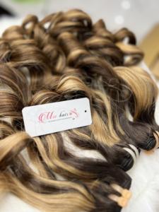 เครื่องต่อผมมนุษย์บริสุทธิ์จากเวียดนามผมเป็นลอนผมเป็นลอน - Product Image 5