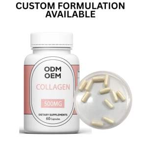 Etiqueta privada Colágeno 60 Cápsulas de colágeno Vitmain C Etiqueta privada Brillo Cápsulas de colágeno - Product Image 2