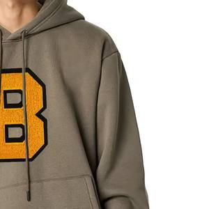 Sweat-shirts en chenille brodés pour hommes à prix raisonnable, dernière mode, haute qualité, anti-rides, tendance supérieure, sweat-shirts en chenille brodés - Product Image 4