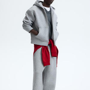 Sudadera con Capucha de Alta Calidad Personalizada, de Spandex/Poliéster, Transpirable, Impermeable y Ecológica, con Cierre, para Hombre, Ropa Urbana de Invierno - Product Image 3