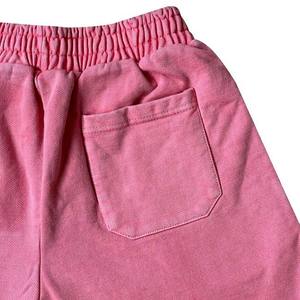 OEM Coton Polyester Hommes et Femmes Shorts Ensemble Jogger Deux Pièces Survêtements Ensembles Poids Lourd Surdimensionné High Street Style Hommes Ensemble - Product Image 6