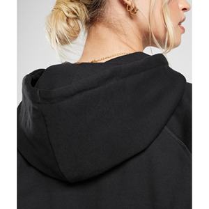 2025 nuevas sudaderas con capucha de gran tamaño personalizadas para mujer, jersey de manga larga de lana, ropa de Otoño Invierno, Tops con bolsillo, sudaderas con capucha para mujer - Product Image 6